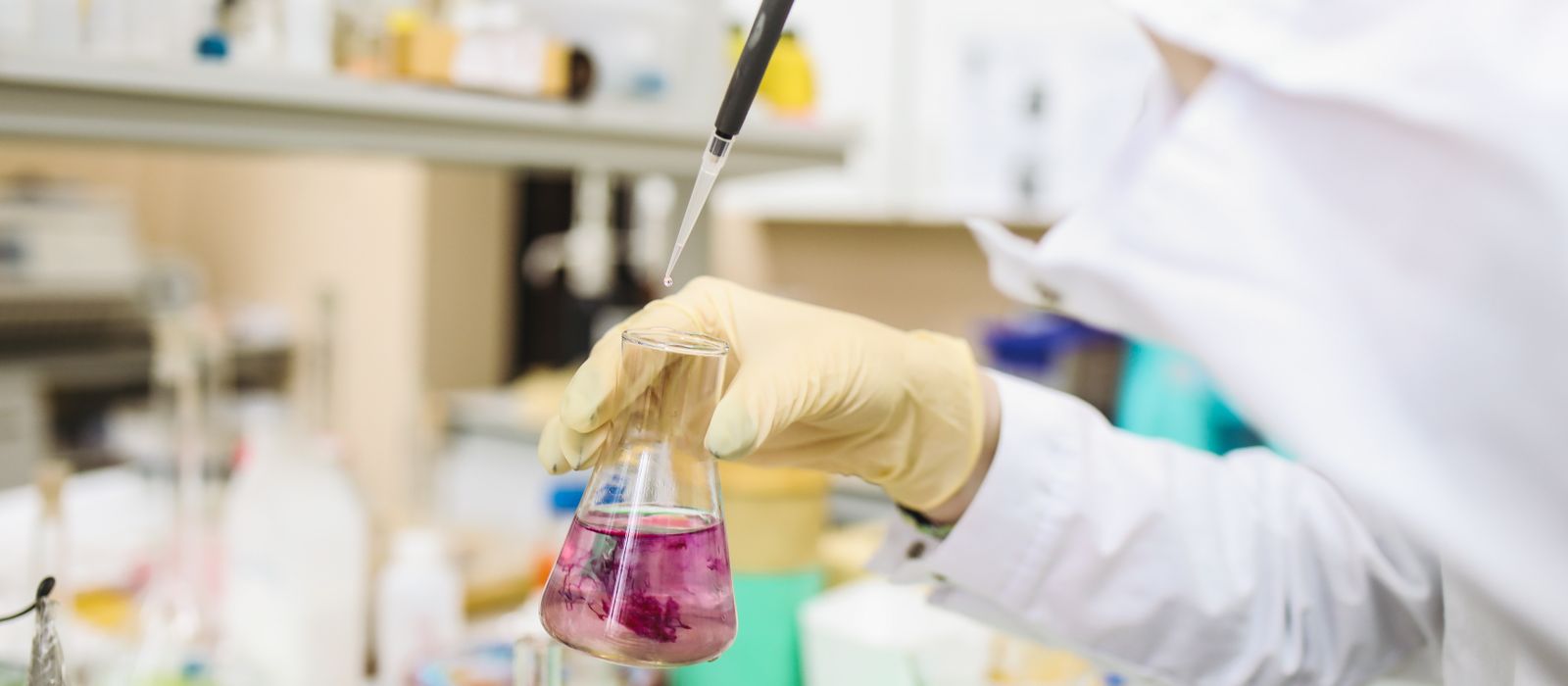 Laboratorio — análisis de pureza por lote (COA)